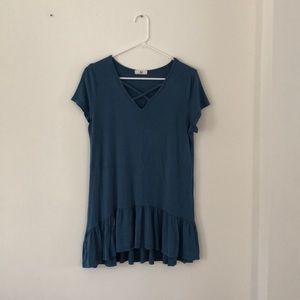 Dusty blue tunic